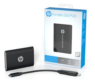 Unidad Solida Externa Hp P500 500gb Color Negro