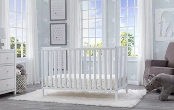 Cuna Convertible Delta Children Heartland 4in1 Bianca White