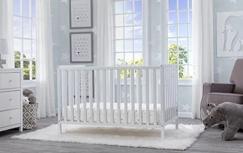 Cuna Convertible Delta Children Heartland 4in1 Bianca White