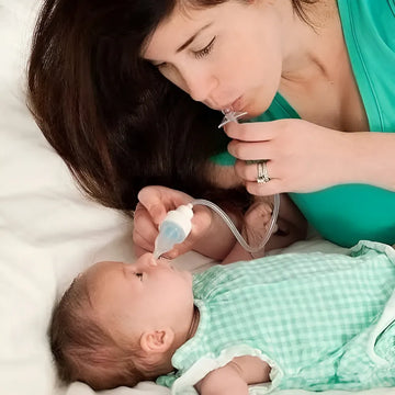 Nuby Aspirador Nasal Asistido Con Boquilla Y Filtro Color Transparente