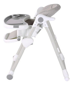 Carestino Petra SL007-GC silla de comer con bandeja extraíble color gris