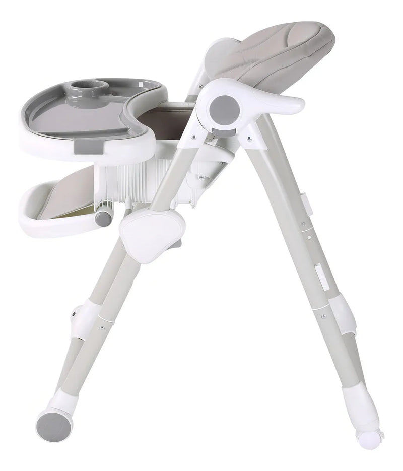 Carestino Petra SL007-GC silla de comer con bandeja extraíble color gris