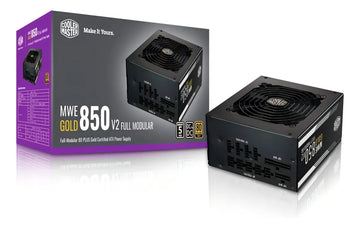 Fuente Cooler Master 850 V2 Mwe Full Modular 80 Plus Gold Color Negro
