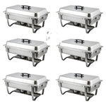 Set 6 Samovar Industrial Acero Inoxidable 8 Lt 2 Quemadores