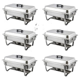 Set 6 Samovar Industrial Acero Inoxidable 8 Lt 2 Quemadores