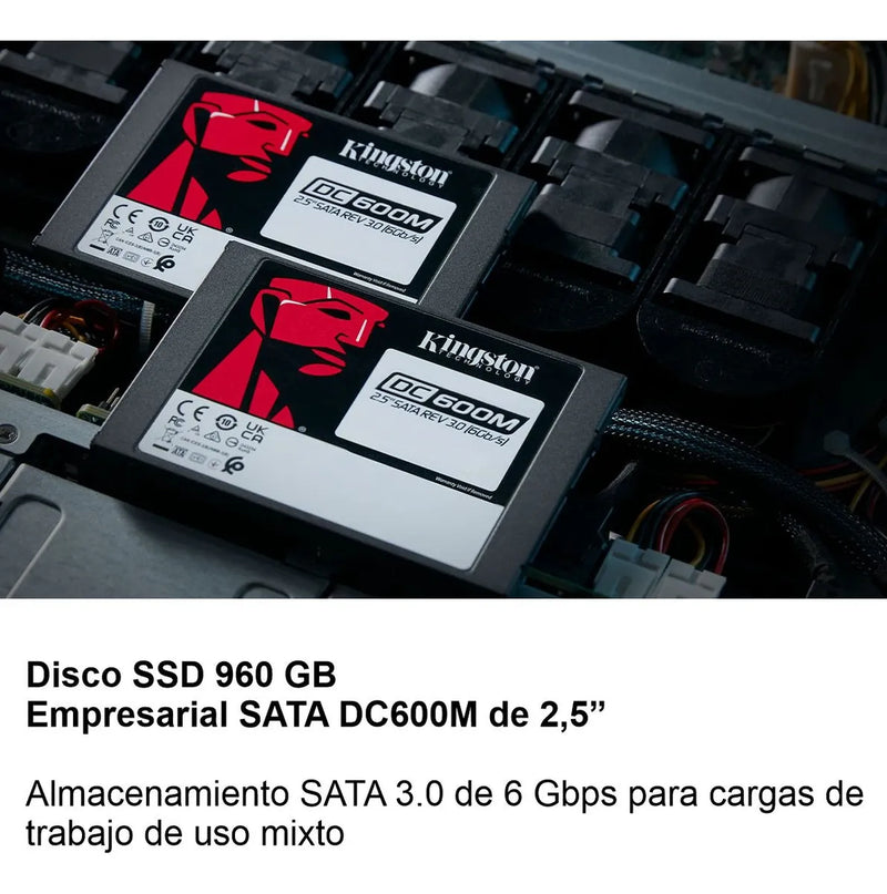 Unidad Estado Solido / Disco Duro Ssd Kingston Dc600m/960gb
