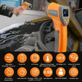 Espátula Para Pizza Ikbirdplus + Cortador Y Termometro Laser