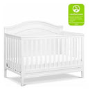 Cuna Convertible Davinci Charlie En Blanco
