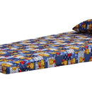 Colchoneta Antireflujo 100x60 En Tela Antifluido + Color Azul Osos Cariñosos