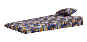 Colchoneta Antireflujo 100x60 En Tela Antifluido + Color Azul Osos Cariñosos