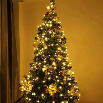 Instalación 200 Led Luz Calida Decoración Navideña Bombillos Cálida