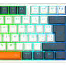 Teclado Gamer Redragon Trundle K668wbo Rgb Spanish Teclado Blanco Idioma Español