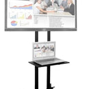 Soporte Tv Móvil Ruedas, 32'' A 70'' / Max 50kg, Jd Spr-6402 Color Negro