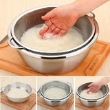 Colador Escurridor Cernidor Tamizador Acero Inoxidable 28 Cm Plateado