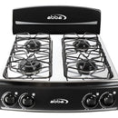 Estufa Sobremesa Abba Gas Propano 4p Lámina Sg4005 N Ql Negro