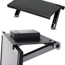 Soporte Plegable Para Decodificador Parte Superior Tv Negro