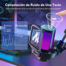 Micrófono de condensador USB Maono Gamerwave Rgb DGM20s Con Brazo Araña color Negro