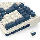 Teclado Wireless Redragon Eisa Pro K686wb Blanco Azul Rgb Ñ Blanco/azul Español Latinoamérica