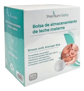 Bolsa Almacenaje Leche Materna X 50 Pb-bpo21 Premium Baby
