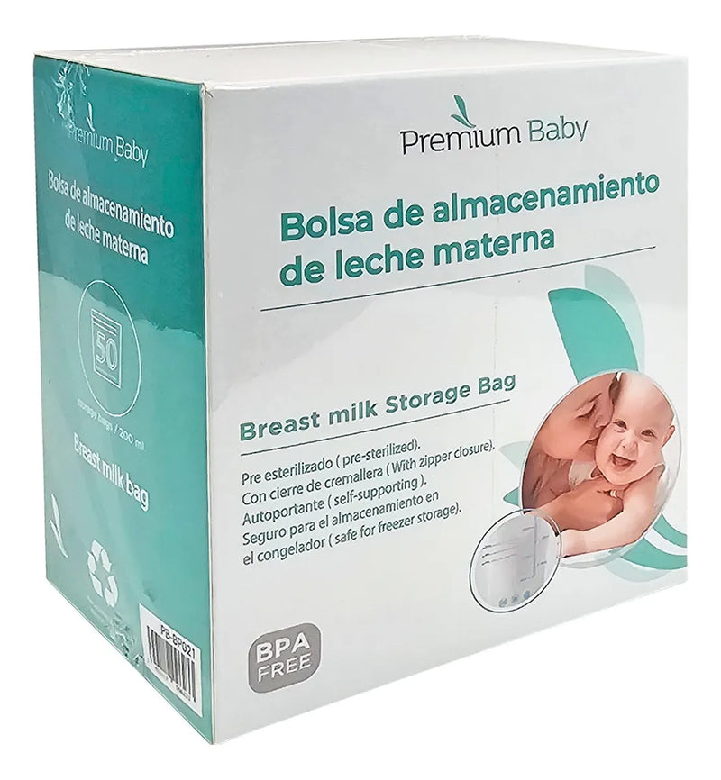 Bolsa Almacenaje Leche Materna X 50 Pb-bpo21 Premium Baby