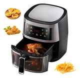Freidora Digital Sin Aceite Air Fryer 12 Litros 2400w Negro