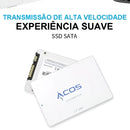 Disco sólido Acos Hd Ssd 256 GB 2.5 SATA, color blanco