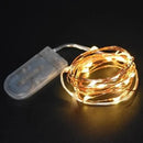 Luces Micro Led Decoración Luz Navidad Pilas Alambre Agua 3m