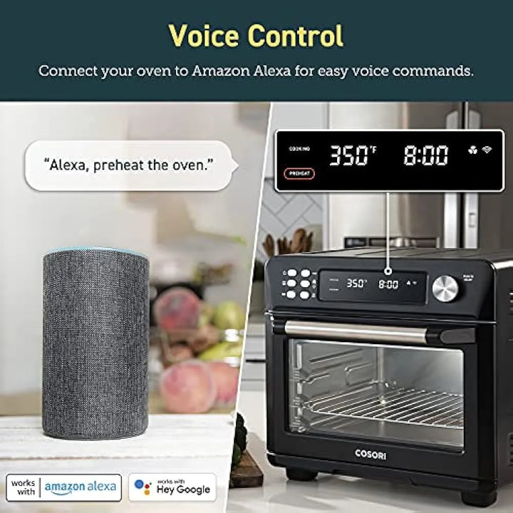 Cosori Air Fryer Tostadora Combo 26.4qt 12 Funciones Gran En