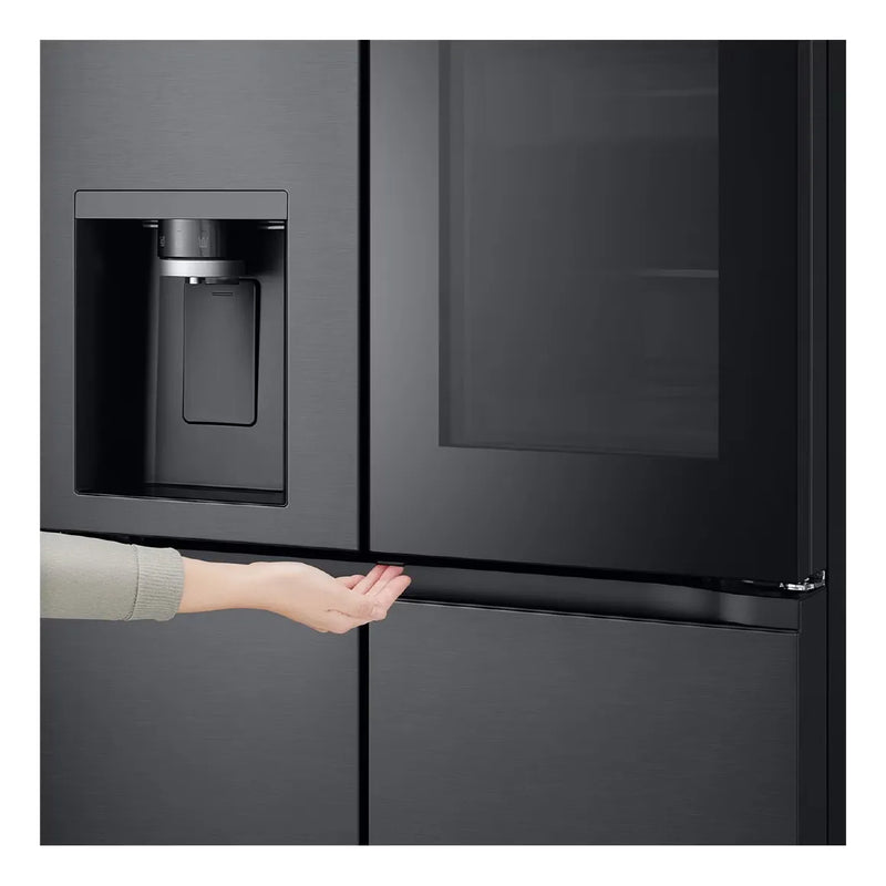 Nevecón Lg Side By Side Instaview Thinq 638 Lt Plata Negro