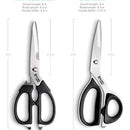 Juego De Tijeras De Cocina De Acero Inoxidable De 2 Piezas