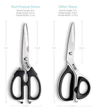 Juego De Tijeras De Cocina De Acero Inoxidable De 2 Piezas