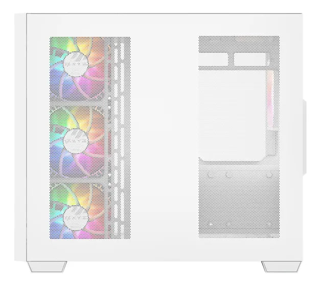 Chasis Gamer Xyz Qubex White | Argb | Atx | 4 Fans | Type C Blanco