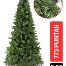 Arbol De Navidad Atlantic 2.25m 773 Puntas Gio Home Pino Navideño Look Natural Base Metalica Artificial Para Decoracion Con Bolas Adornos Extension Cintas Bombillos Botas Campanas Luces Estrella Noel