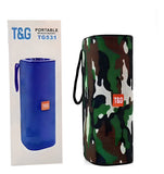 Parlante Portatil T&g Tg-531 Bluetooth Stereo Radio Fm Color Negro