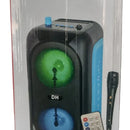 Parlante Portátil Cabina Bocina Fm Usb Micrófono Altavoz Negro