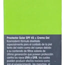 Protector Solar Spf 45 - Crema Gel - 100g Kosmaderm