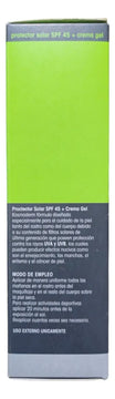 Protector Solar Spf 45 - Crema Gel - 100g Kosmaderm