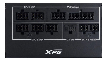 Fuente De Poder Adata Xpg Core Reactor Ii Ve 750w 80+ Gold Negro