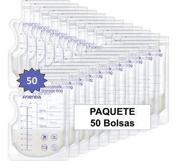 50 Bolsas De Almacenamiento De Leche Para Bebé