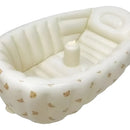 Bañera Inflable Bebé Blanco Ositos
