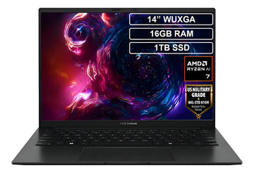 Portátil Asus Zenbook Um3406 Ryzen 7 8840hs 16gb 1tb Oled 14 Negro