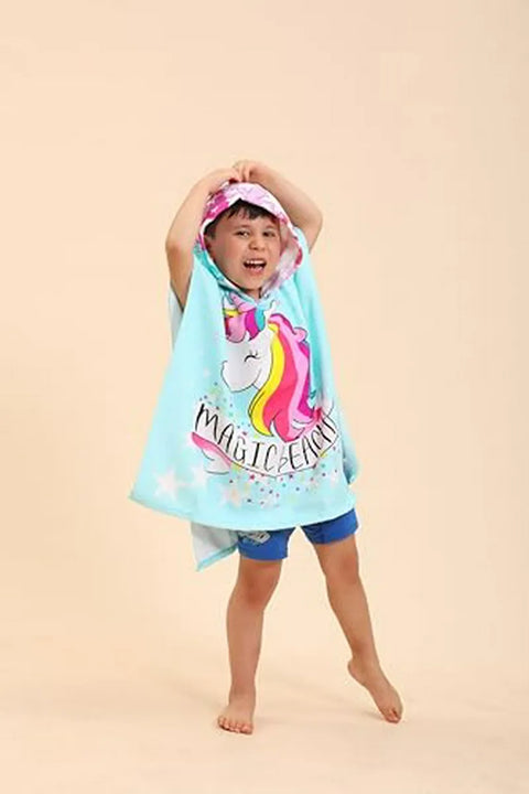Toallas Con Capucha De Unicornio Para Niños 2-10 Años