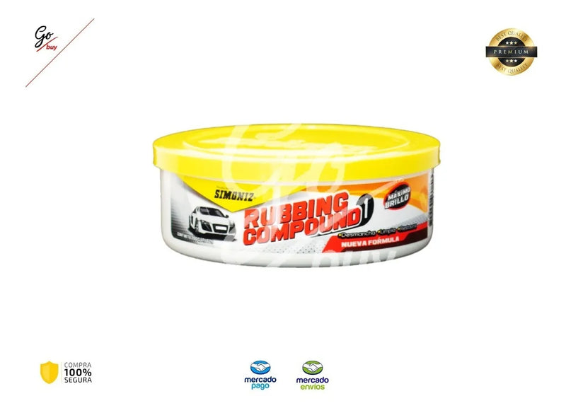 Cera Crema Pulidora Desmancha Rubbing Blanco Pintura Carro