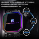 Thermalright Frozen Prism 240 Black Argb Enfriador Para Cpu Con Ventilador Argb De 4.724 In Lga1700/1150/1151/1200/2011