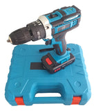 Taladro Percutor Inalambrico Trabajo Industrial 3/8 Color Azul Frecuencia 60 24
