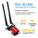 Tarjeta Wifi Bluetooth Pci Express Placa Red Doble Banda 5g