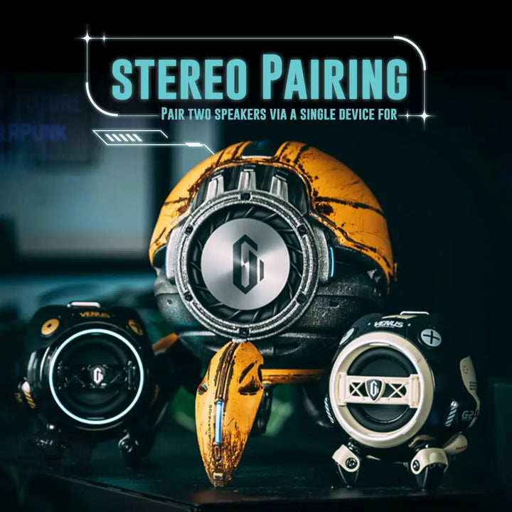 Gravastar Altavoces Bluetooth Mars Pro: Sonido Potente Y Luc