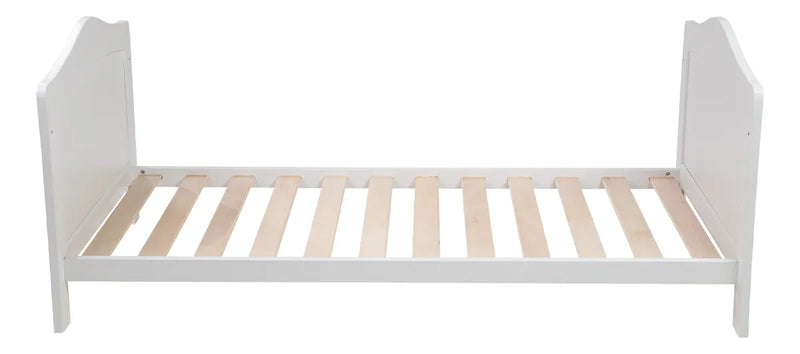 Cuna Cama De Madera Carestino Toledo 140x70 Blanco