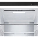 Nevera Lg 343l Bottom Freezer Doorcooling+ Thinq Negro Mate Plateado