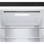 Nevera Lg 343l Bottom Freezer Doorcooling+ Thinq Negro Mate Plateado